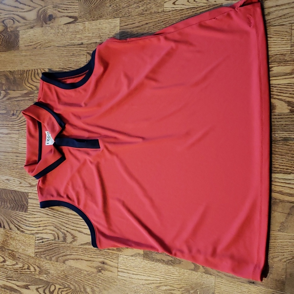 (XL) IZOD Golf Color Block Collared Golf Top Sporty Athleisure Activewear